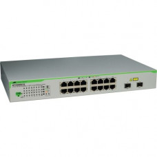 Allied Telesis 16 Port Gigabit WebSmart Switch - 16 Ports - Manageable - 2 Layer Supported - Wall Mountable, Desktop, Rack-mountable - Lifetime Limited Warranty - 80 Plus, China RoHS, RoHS, TAA, WEEE Compliance AT-GS950/16PS-10