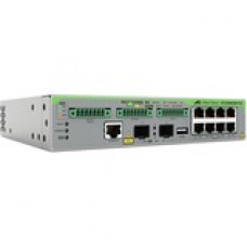 Allied Telesis Gigabit Layer 3 Lite PoE++ Switch - 8 Ports - Manageable - 3 Layer Supported - Modular - 2 SFP Slots - Optical Fiber, Twisted Pair - PoE Ports - Rack-mountable, DIN Rail Mountable AT-GS980EM/10H