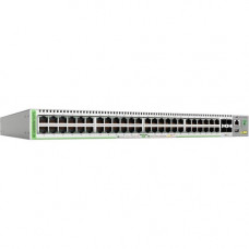 Allied Telesis 48 10/100/1000T-POE+ Switch With 4 SFP Slots - 48 Ports - Manageable - 3 Layer Supported - Modular - Twisted Pair, Optical Fiber - 1U High - Rack-mountable AT-GS980M/52PS-10