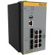 Allied Telesis Industrial Ethernet Layer 3 Switch - 8 Ports - Manageable - 3 Layer Supported - Modular - Twisted Pair, Optical Fiber - DIN Rail Mountable, Wall Mountable AT-IE340-12GT-80