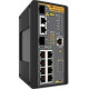 Allied Telesis Industrial Managed Layer 2 Switch - 8 Ports - Manageable - 2 Layer Supported - Modular - Optical Fiber, Twisted Pair - DIN Rail Mountable, Wall Mountable AT-IS230-10GP-80