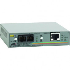 Allied Telesis AT-MC102XL-90 Fast Ethernet Media Converter - 1 x RJ-45 , 1 x SC Duplex - 100Base-TX, 100Base-FX - Wall-mountable - TAA Compliance AT-MC102XL-90