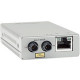 Allied Telesis MMC200LX/ST Transceiver/Media Converter - 1 x Network (RJ-45) - 1 x ST Ports - Single-mode - Fast Ethernet - 10/100Base-TX, 100Base-LX - Wall Mountable, Rack-mountable - TAA Compliant - TAA Compliance AT-MMC200LX/ST-960