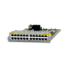 Allied Telesis 24-Port 10/100/1000T PoE+ Ethernet Line Card - For Data Networking - 24 x 10/100/1000Base-T LAN1 Gbit/s AT-SBX81GP24