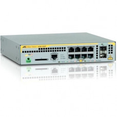 Allied Telesis AT-X230-10GP Ethernet Switch - 8 Ports - Manageable - 2 Layer Supported - Modular - Twisted Pair, Optical Fiber - Rack-mountable, Desktop - Lifetime Limited Warranty AT-X230-10GP-R-10