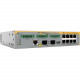 Allied Telesis x320-10GH Layer 3 Switch - 8 Ports - Manageable - Gigabit Ethernet - 10/100/1000Base-T, 1000Base-X - TAA Compliant - 3 Layer Supported - Modular - 2 SFP Slots - Power Supply - 21 W Power Consumption - Optical Fiber, Twisted Pair - PoE Ports