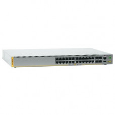 Allied Telesis AT-x510-28GTX Layer 3 Switch - 24 Ports - Manageable - 3 Layer Supported - Twisted Pair, Optical Fiber - Rack-mountable - TAA Compliance AT-X510-28GTX-90