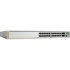 Allied Telesis x530-28GPXm Layer 3 Switch - 24 Ports - Manageable - Gigabit Ethernet, 5 Gigabit Ethernet, 10 Gigabit Ethernet - 10GBase-X, 5GBase-T, 10/100/1000Base-T - 3 Layer Supported - Modular - Power Supply - 77 W Power Consumption - 740 W PoE Budget