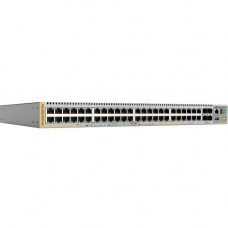 Allied Telesis x530-52GTXm Layer 3 Switch - 48 Ports - Manageable - Gigabit Ethernet, 5 Gigabit Ethernet, 10 Gigabit Ethernet - 10GBase-X, 5GBase-T, 10/100/1000Base-T - TAA Compliant - 3 Layer Supported - Modular - Power Supply - 85 W Power Consumption - 