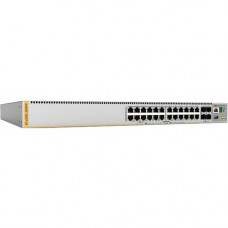 Allied Telesis X530L-28GPX Layer 3 Switch - 24 Ports - Manageable - Gigabit Ethernet - 10GBase-X, 10/100/1000Base-T - TAA Compliant - 3 Layer Supported - Modular - Power Supply - 70 W Power Consumption - 740 W PoE Budget - Optical Fiber, Twisted Pair - Po