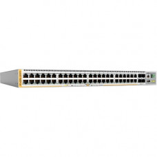 Allied Telesis X530L-52GPX Layer 3 Switch - 48 Ports - Manageable - Gigabit Ethernet - 10GBase-X, 10/100/1000Base-T - TAA Compliant - 3 Layer Supported - Modular - Power Supply - 95 W Power Consumption - 740 W PoE Budget - Optical Fiber, Twisted Pair - Po
