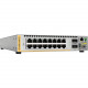 Allied Telesis 16-port 1G/10G BaseT Stackable Switch with 2 QSFP Ports - 16 Ports - Manageable - 3 Layer Supported - Modular - Twisted Pair, Optical Fiber - Rack-mountable AT-X550-18XTQ-10