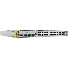 Allied Telesis x950-28XTQm Layer 3 Switch - 24 Ports - Manageable - 3 Layer Supported - Modular - Optical Fiber, Twisted Pair - 1U High - Rack-mountable AT-X950-28XTQM-B01