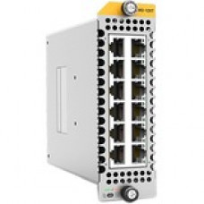 Allied Telesis XEM2-12XT Expansion Module - For Data Networking - 12 RJ-45 10GBase-T Network LAN - Twisted Pair10 Gigabit Ethernet, Gigabit Ethernet, Fast Ethernet - 10GBase-T, 1000Base-T, 100Base-TX AT-XEM2-12XT-B01
