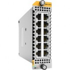 Allied Telesis XEM2-12XTm Expansion Module - For Data Networking - 12 RJ-45 10GBase-T Network LAN - Twisted Pair10 Gigabit Ethernet - 10GBase-T - Plug-in Module AT-XEM2-12XTM-B01