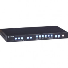 Black Box Quad MultiViewer - 4K60, HDMI, DisplayPort, VGA, 5x1 - Twisted Pair - 5 x 1 - 1 x HDMI Out - 1 x DisplayPort In - 1 x DisplayPort Out AVSC-0501QMV