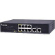 Vivotek AW-FET-100C-120 Ethernet Switch - 10 Ports - Fast Ethernet - 10/100Base-T - 2 Layer Supported - AC Adapter - 120 W PoE Budget - Twisted Pair - PoE Ports - 2 Year Limited Warranty AW-FET-100C-120