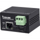 Vivotek Industrial FE Media Converter SC Multi-Mode Fiber 2Km - 1 x Network (RJ-45) - 1 x SC Ports - DuplexSC Port - Multi-mode - Fast Ethernet - 10/100Base-T, 100Base-X - Rail-mountable, Wall Mountable AW-IHS-0200