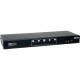 Tripp Lite 4-Port Dual Monitor DVI KVM Switch with Audio and USB 2.0 Hub, Cables included - 4 Computer(s) - 1 Local User(s) - 2560 x 1600 - 1 x Network (RJ-45) - 7 x USB - 10 x DVI - Desktop - TAA Compliant - REACH, RoHS, TAA Compliance B004-2DUA4-K