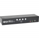 Tripp Lite 4-Port DVI/USB KVM Switch Dual Link w/ Audio & Cables - 4 Computer(s) - 1 Local User(s) - 2560 x 1600 - 8 x USB - 5 x DVI - Desktop - TAA Compliant - RoHS, TAA Compliance B004-DUA4-HR-K