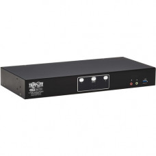 Tripp Lite B006-DP2UA2 DisplayPort Dual-Display KVM Switch - 2 Computer(s) - 1 Local User(s) - 4096 x 2160 - 50 Hz, 60 Hz - 1 x Network (RJ-45) - 6 x USB - Desktop, Rack-mountable - 6 x DisplayPort - TAA Compliance B006-DP2UA2