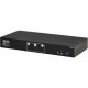 Tripp Lite B006-HD2UA2 HDMI Dual-Display KVM Switch - 1 Computer(s) - 4096 x 2160 - 50 Hz, 60 Hz - 1 x Network (RJ-45) - 6 x USB - 5 x HDMI - Desktop, Rack-mountable - TAA Compliance B006-HD2UA2