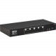 Tripp Lite B006-HD2UA4 HDMI Dual-Display KVM Switch - 1 Computer(s) - 4096 x 2160 - 50 Hz, 60 Hz - 1 x Network (RJ-45) - 8 x USB - 10 x HDMI - Desktop, Rack-mountable - TAA Compliance B006-HD2UA4