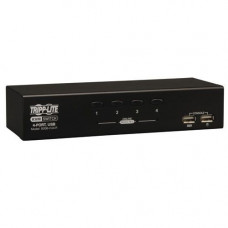 Tripp Lite 4-Port Desktop USB KVM Switch - 4 Computer(s) - 2048 x 1536 - 6 x USB - Desktop - RoHS, TAA Compliance B006-VU4-R