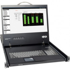 Tripp Lite Rack Console KVM Cable Kit w/ 19" LCD PS/2 1U TAA GSA - 1 Computer(s) - 19" Active Matrix TFT LCD - 1U Height - RoHS, TAA, WEEE Compliance B021-000-19