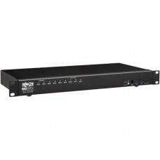 Tripp Lite B024-DPU08 8-Port DisplayPort/USB KVM Switch - 8 Computer(s) - 4096 x 2160 - 50 Hz, 60 Hz - 10 x USB - Rack-mountable, Desktop - 8 x DisplayPort - 1U - TAA Compliance B024-DPU08