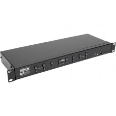 Tripp Lite 8-Port KVM Switch DVI USB w/ Audio & USB Peripheral Sharing 1URM - 8 Computer(s) - 1 Local User(s) - 2560 x 1600 - 11 x USB - 9 x DVI1 x VGA - Rack-mountable, Desktop - 1U - TAA Compliant - TAA Compliance B024-DUA8-DL