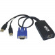 Tripp Lite KVM Switch USB Server Interface Unit Virtual Media HD15 USB RJ45 - 1 Computer(s) - 100 ft Range - 1 x Network (RJ-45) x USB x VGA B078-101-USB2