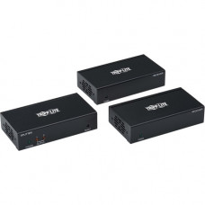 Tripp Lite B127-002-2H2 Video Extender Transmitter/Receiver - 1 Input Device - 2 Output Device - 125 ft Range - 4 x Network (RJ-45) - 1 x HDMI In - 2 x HDMI Out - 4K - 3840 x 2160 - Twisted Pair - Category 6 - Rack-mountable - TAA Compliant - TAA Complian