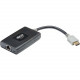 Tripp Lite B127P-100-H-SR HDMI over Cat6 Passive Remote Receiver - 1 Input Device - 49.21 ft Range - 1 x Network (RJ-45) - 1 x USB - 1 x HDMI In - 4K - 3840 x 2160 - TAA Compliant - TAA Compliance B127P-100-H-SR