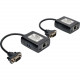 Tripp Lite VGA Audio over Cat5/Cat6 Video Extender Transmitter Receiver EDID USB 750ft - 1 Input Device - 1 Output Device - 750 ft Range - 2 x Network (RJ-45) - 2 x USB - 1 x VGA In - 1 x VGA Out - Full HD - 1920 x 1080 - TAA Compliant - TAA Compliance B1