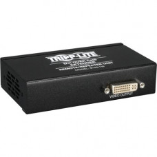Tripp Lite DVI over Cat5/Cat6 Remote Video Extender Repeater 1920 x 1080 175&#39;&#39; - 1 Input Device - 2 Output Device - 175 ft Range - 2 x Network (RJ-45) - 1 x DVI InDVI Out - Full HD - 1920 x 1080 - Twisted Pair - Category 5 - TAA Compliant 