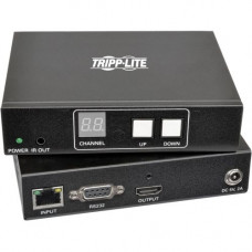 Tripp Lite HDMI / DVI Over IP Transmitter & Receiver Kit w/ RS-232 200M 1080p - 1 Input Device - 1 Output Device - 656 ft Range - 2 x Network (RJ-45) - 1 x HDMI In - 2 x HDMI Out - Serial Port - Full HD - 1920 x 1080 - Twisted Pair - Category 6 - Wall