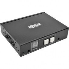 Tripp Lite 2-Port HDMI Over IP Receiver / Extender RS-232 Serial & IR Control TAA - 2 Output Device - 328.08 ft Range - 1 x Network (RJ-45) - 2 x HDMI Out - 1920 x 1440 - Twisted Pair - Category 6 - Rack-mountable, Wall Mountable, Pole-mountable - TAA