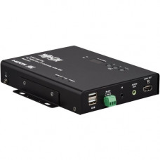 Tripp Lite HDMI over IP Extender Transmitter - 4K, 4:4:4, PoE, 328 ft. (100 m) - 1 Input Device - 328 ft Range - 1 x Network (RJ-45) - 1 x USB - 1 x HDMI In - 4K UHD - 4096 x 2160 - Twisted Pair - Category 6 - Rack-mountable, Desktop - TAA Compliance B162