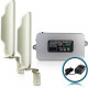 Smoothtalker Stealth X2-65dB Building Cellular Signal Booster - Rural - 824 MHz, 1850 MHz to 894 MHz, 1990 MHz - Directional Antenna Antenna BBUX265GK