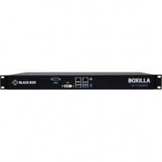 Black Box Boxilla KVM Manager with Unlimited Device License - 50 Hz, 60 Hz - 2 x Network (RJ-45) - 4 x USB - 1 - Rack-mountable - 1U - TAA Compliant BMAMGR-ULT