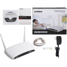 Edimax BR-6478AC V2 IEEE 802.11ac Ethernet Wireless Router - 2.40 GHz ISM Band - 5 GHz UNII Band(2 x External) - 150 MB/s Wireless Speed - 4 x Network Port - 1 x Broadband Port - USB - Gigabit Ethernet - VPN Supported - Desktop BR-6478AC V2