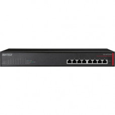 Buffalo Multi-Gigabit 8 Ports Business Switch (BS-MP2008) - 8 Ports - 2 Layer Supported - Twisted Pair - Desktop, Rack-mountable - Lifetime Limited Warranty BS-MP2008