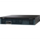 Cisco 2921 Integrated Services Router - Refurbished - 3 Ports - Management Port - 12 Slots - Gigabit Ethernet - 2U - Rack-mountable C2921-VSEC/K9-RF