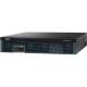Cisco 2951 Router - Refurbished - 3 Ports - PoE Ports - Management Port - 10 Slots - Gigabit Ethernet - 2U - Rack-mountable C2951VSECCUBEK9-RF