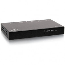C2g HDMI Ultra-Slim HDBaseT + RS232 And IR over Cat Extender Box Receiver - 4k 60hz - 1 Output Device - 200 ft Range - 1 x Network (RJ-45) - 1 x HDMI Out - 4K UHD - Twisted Pair - Category 7 30015
