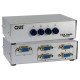 Qvs VGA Switch - 1280 x 1024 - SXGA - 4 x 11 x VGA Out CA298-4P