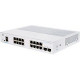 Cisco 350 CBS350-16T-E-2G Ethernet Switch - 18 Ports - Manageable - 2 Layer Supported - Modular - Optical Fiber, Twisted Pair - Lifetime Limited Warranty - TAA Compliance CBS350-16T-E-2G-NA
