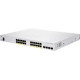Cisco Business 350 CBS350-24P-4X Ethernet Switch - 24 Ports - Manageable - Gigabit Ethernet, 10 Gigabit Ethernet - 1000Base-T, 10GBase-X - 3 Layer Supported - Modular - Power Supply - 35.72 W Power Consumption - 195 W PoE Budget - Optical Fiber, Twisted P