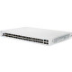 Cisco 350 CBS350-48T-4G Ethernet Switch - 52 Ports - Manageable - 2 Layer Supported - Modular - Optical Fiber, Twisted Pair - Lifetime Limited Warranty - TAA Compliance CBS350-48T-4G-NA